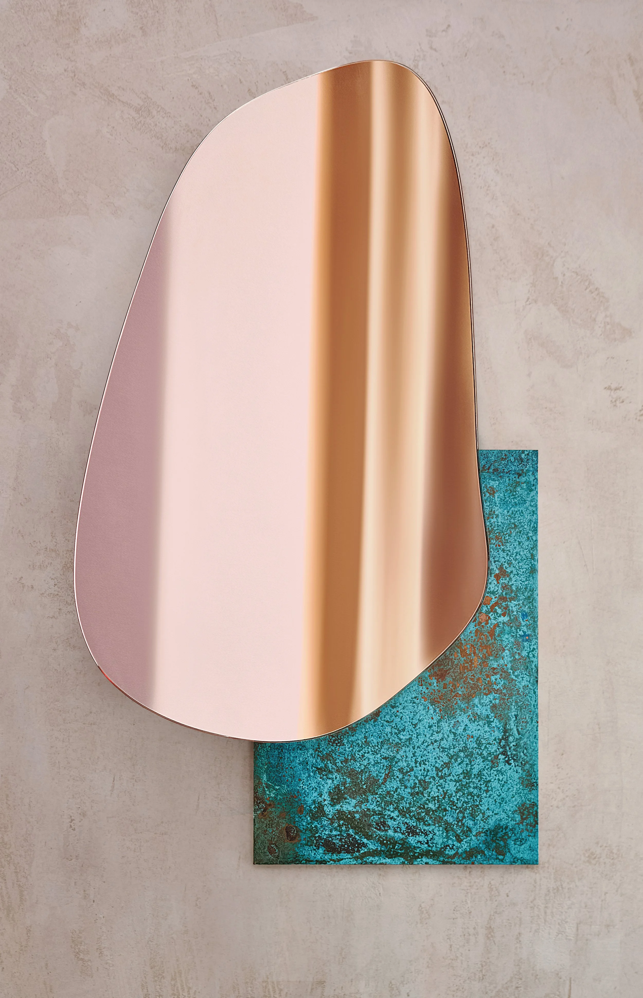 Lake Mirror 3 Numbered Edition - mirror designed by French